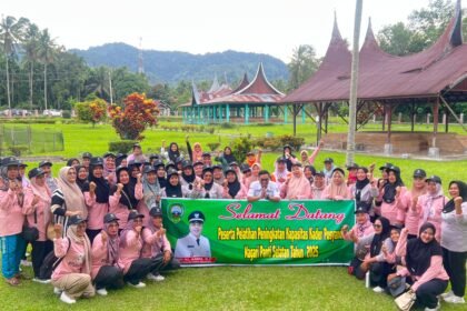 Sesi Dokumentasi kegiatan peningkatan kapasitas kader posyandu Nagari Panti Selatan